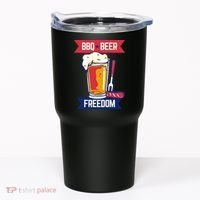 BBQ Beer Freedom America USA Party Summer Tumbler thumb 0