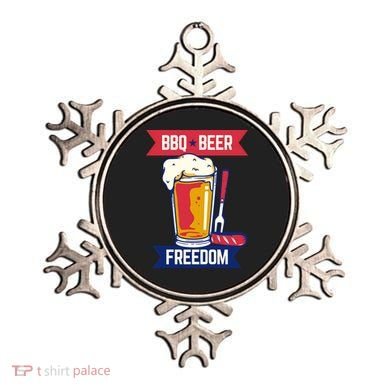BBQ Beer Freedom America USA Party Summer Ornament