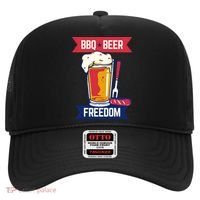 BBQ Beer Freedom America USA Party Summer Hat thumb 0
