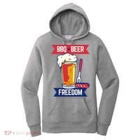 BBQ Beer Freedom America USA Party Summer Women's Hoodie thumb 0