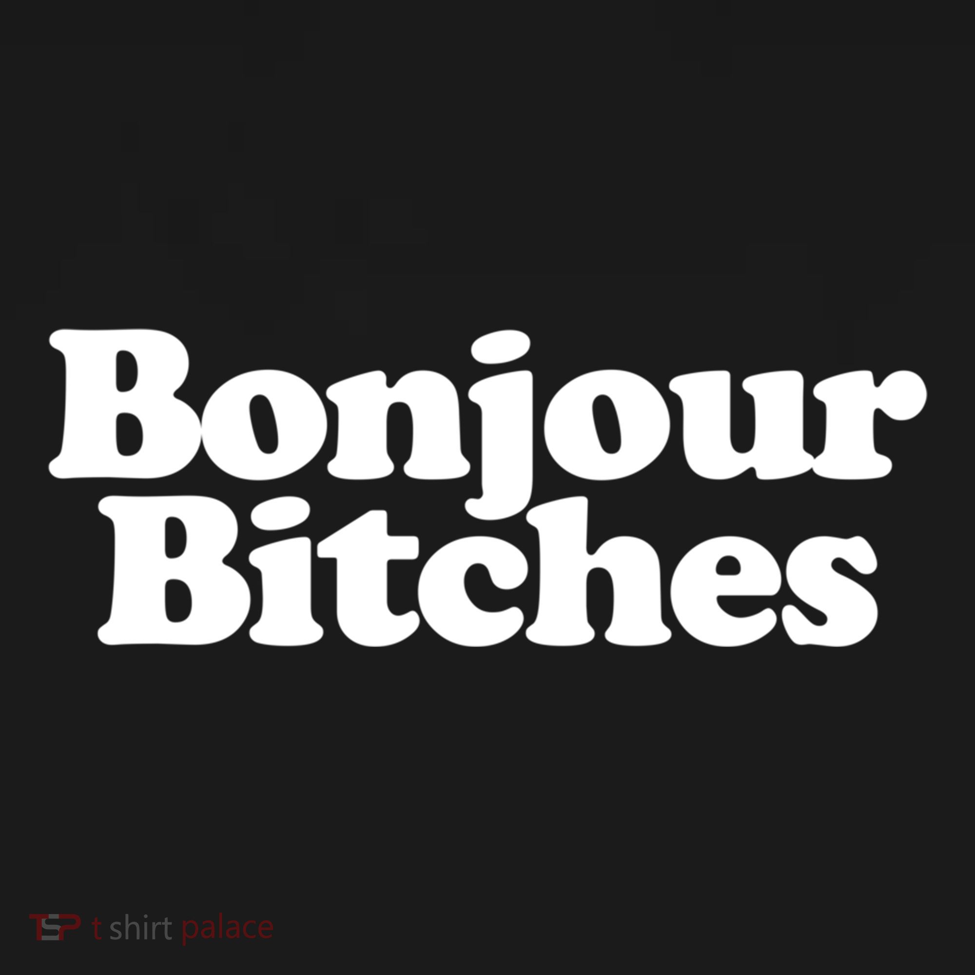 Bonjour Bitches Funny French Bonjour Bitches Gift Backpack