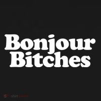Bonjour Bitches Funny French Bonjour Bitches Gift Women's Hoodie thumb 2