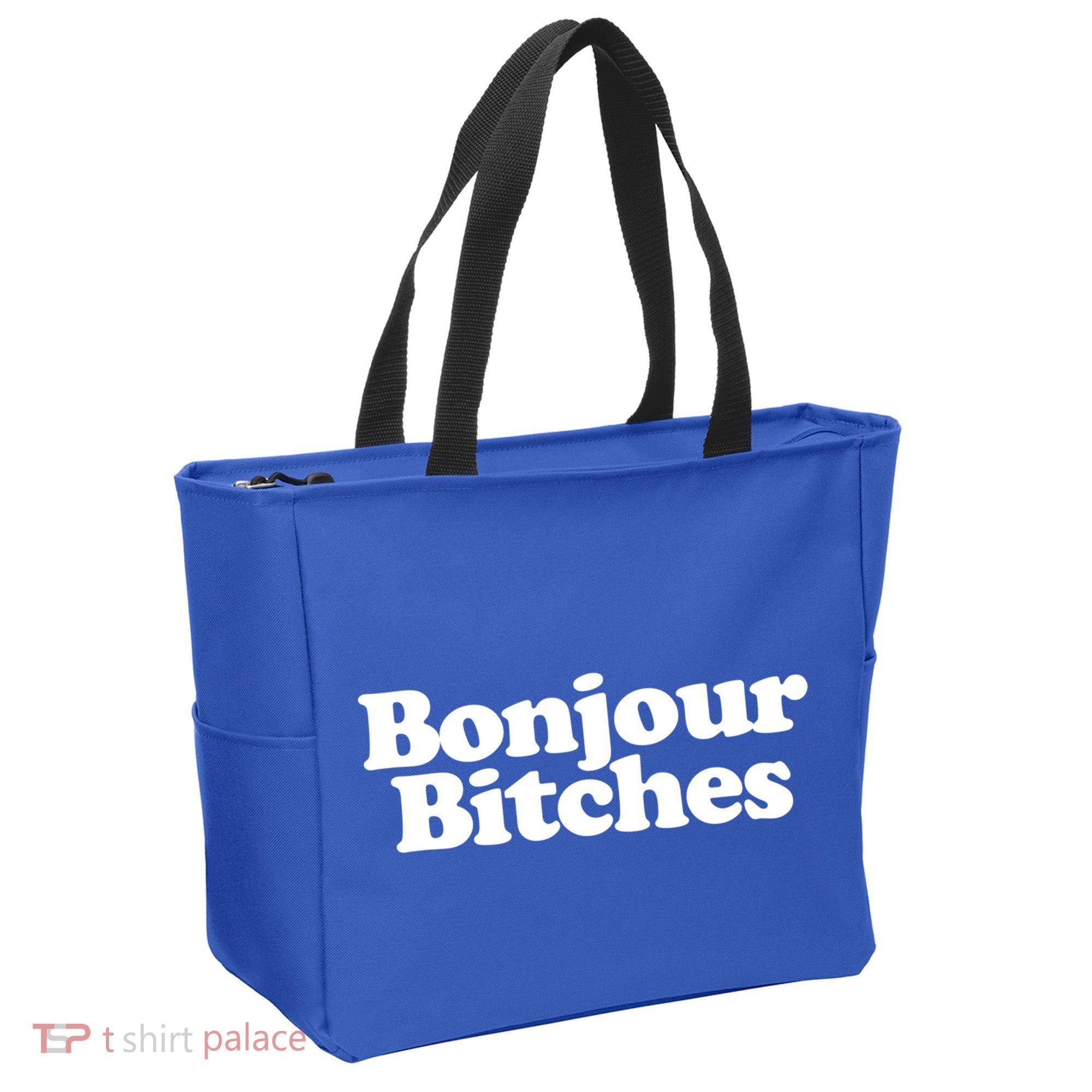 Bonjour Bitches Funny French Bonjour Bitches Gift Tote Bag