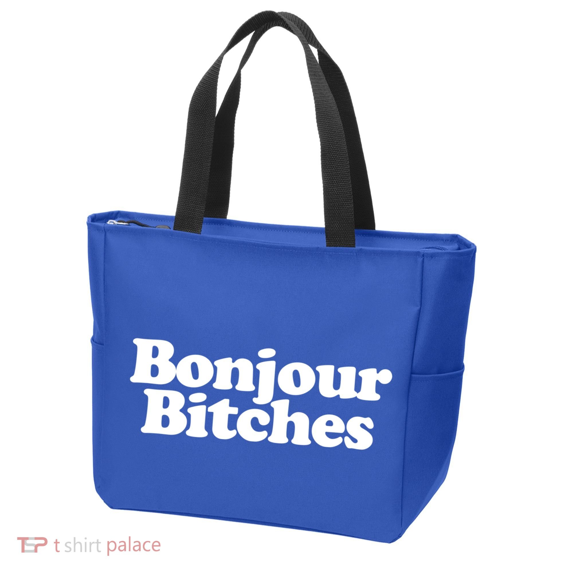 Bonjour Bitches Funny French Bonjour Bitches Gift Tote Bag