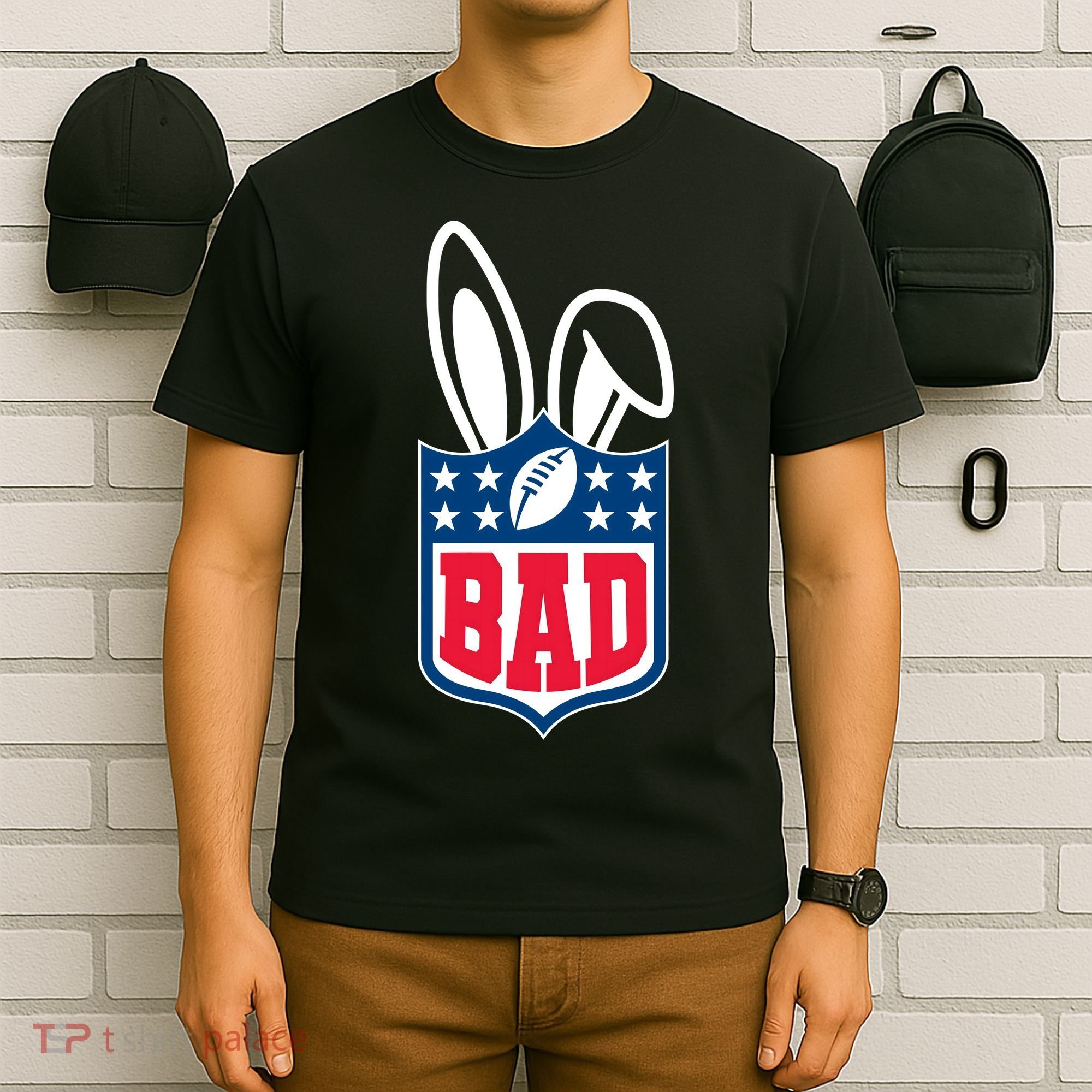 Bunny Bowl Football Fan T-Shirt