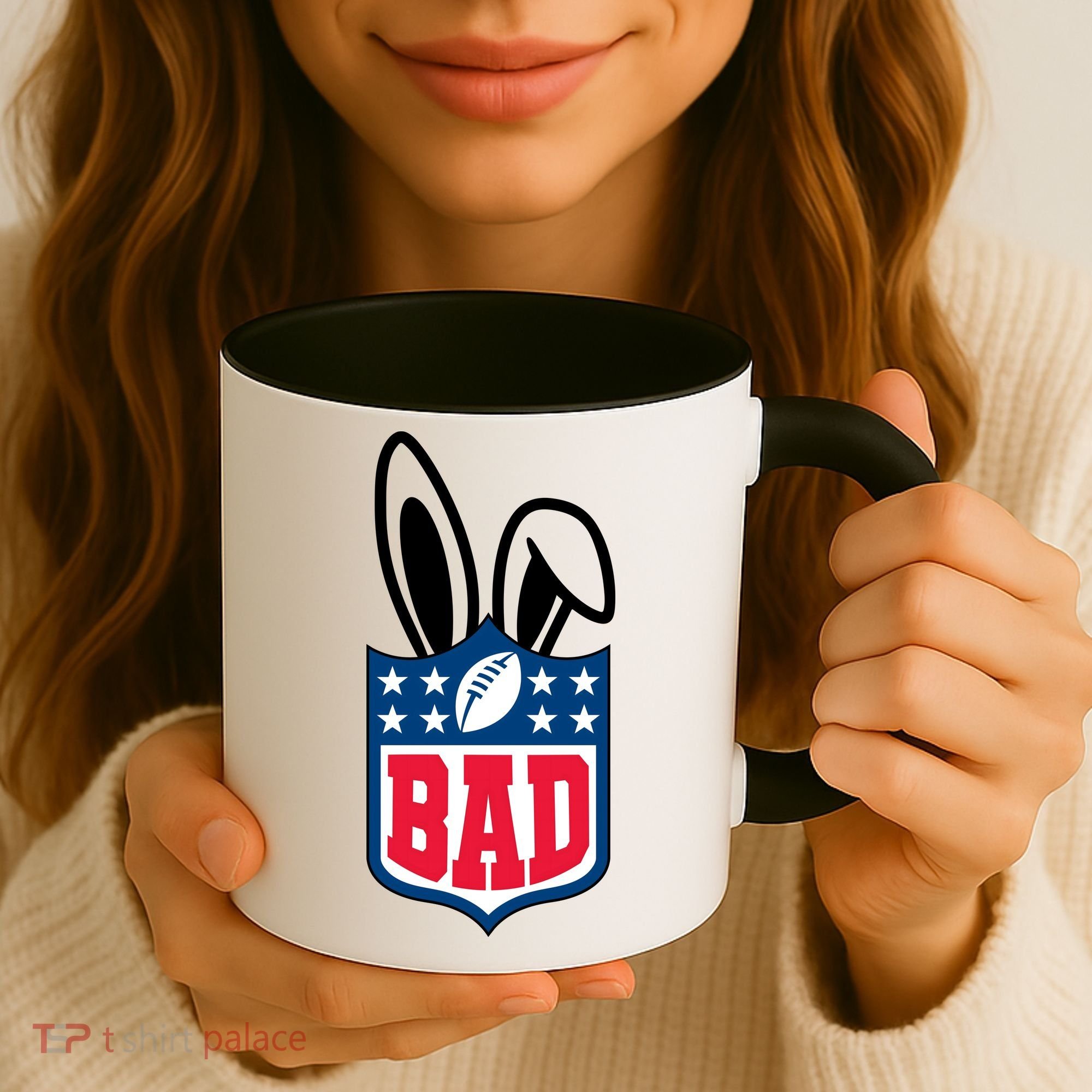Bunny Bowl Football Fan Coffee Mug