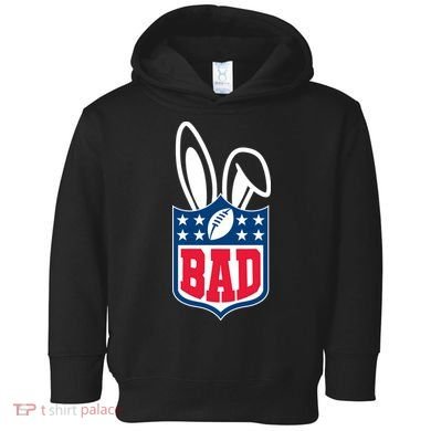 Bunny Bowl Football Fan Toddler Hoodie
