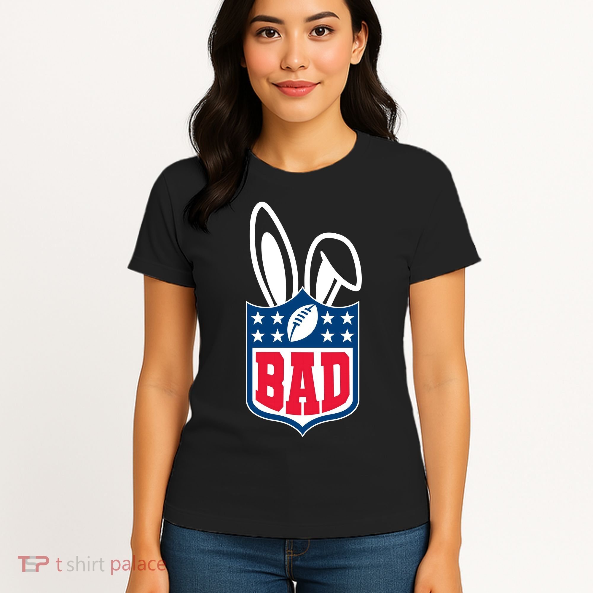 Bunny Bowl Football Fan Women's T-Shirt