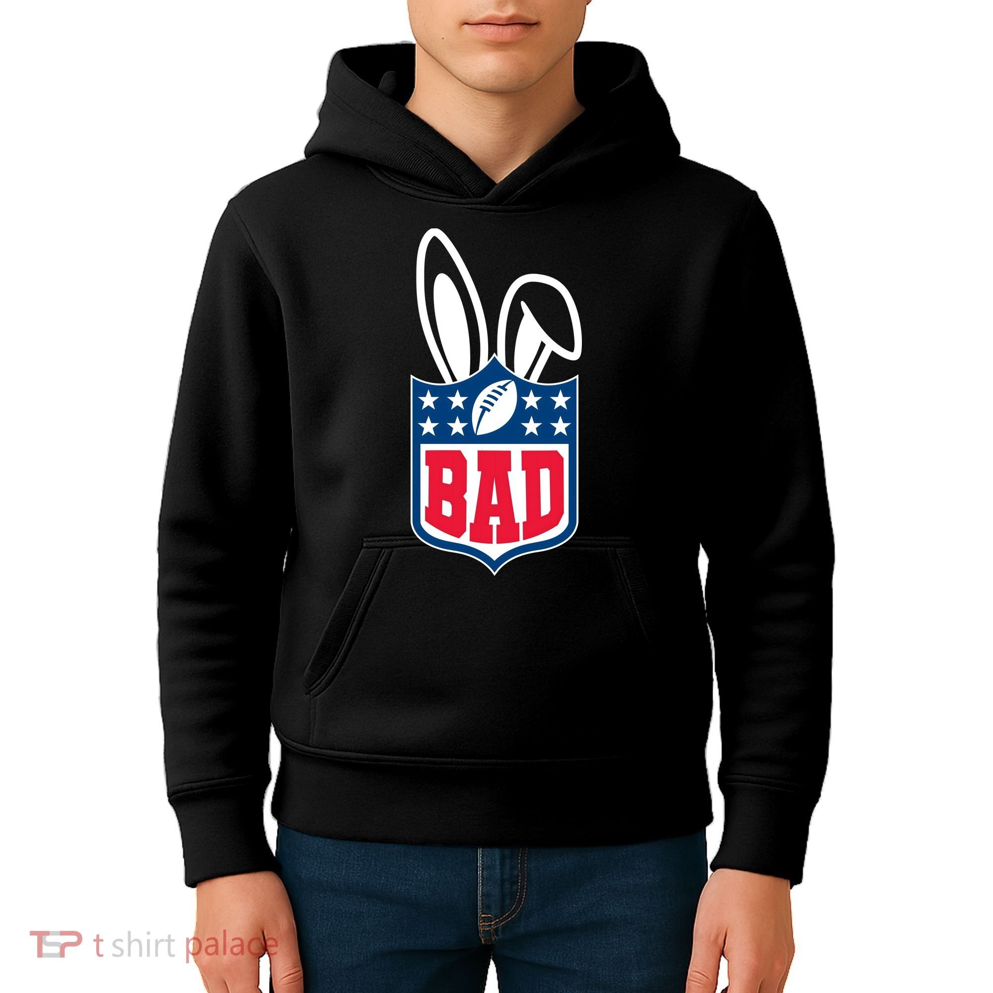 Bunny Bowl Football Fan Kids Hoodie