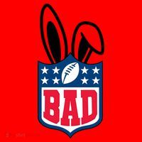 Bunny Bowl Football Fan Santa Hat thumb 1