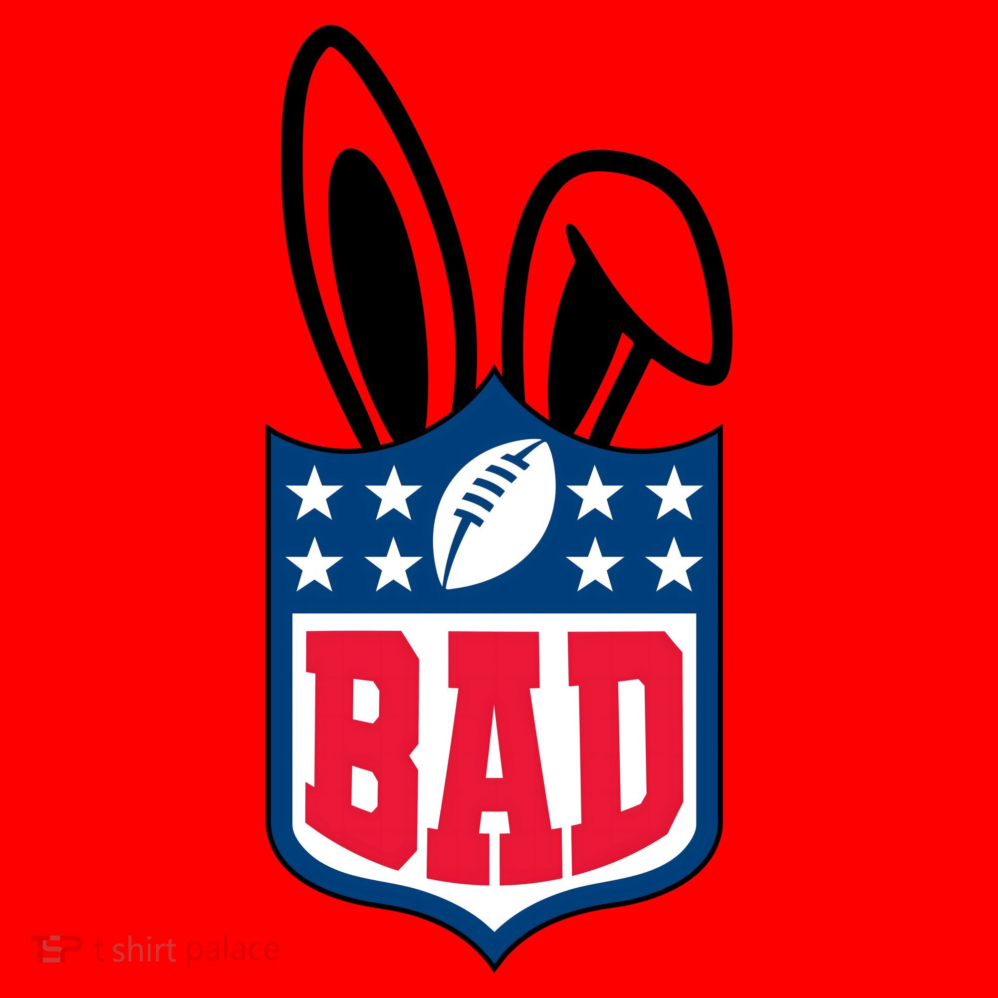 Bunny Bowl Football Fan Santa Hat