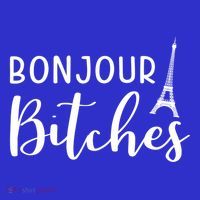 Bonjour Bitches Funny French Person Funny Bachelorette Gift Women's Tank Top thumb 5