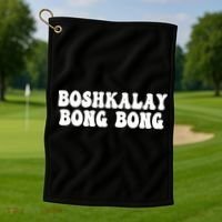 Boshkalay Bongbong Funny Boshkalay Bongbong Golf Towel thumb 1