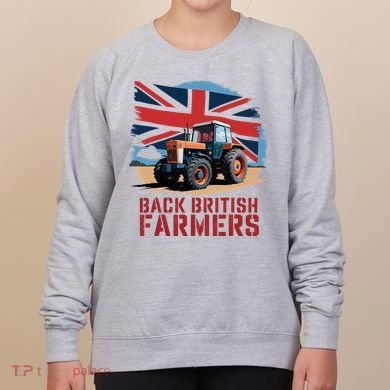 Back British Farmers Uk Farmers Protest Women's Sweatshirt