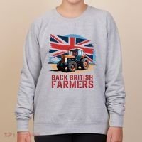 Back British Farmers Uk Farmers Protest Women's Sweatshirt thumb 0