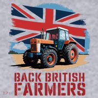 Back British Farmers Uk Farmers Protest Women's Sweatshirt thumb 2