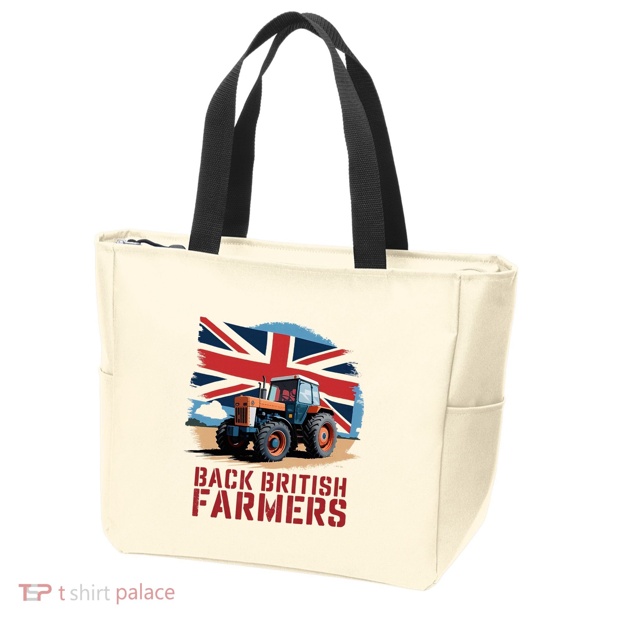 Back British Farmers Uk Farmers Protest Tote Bag