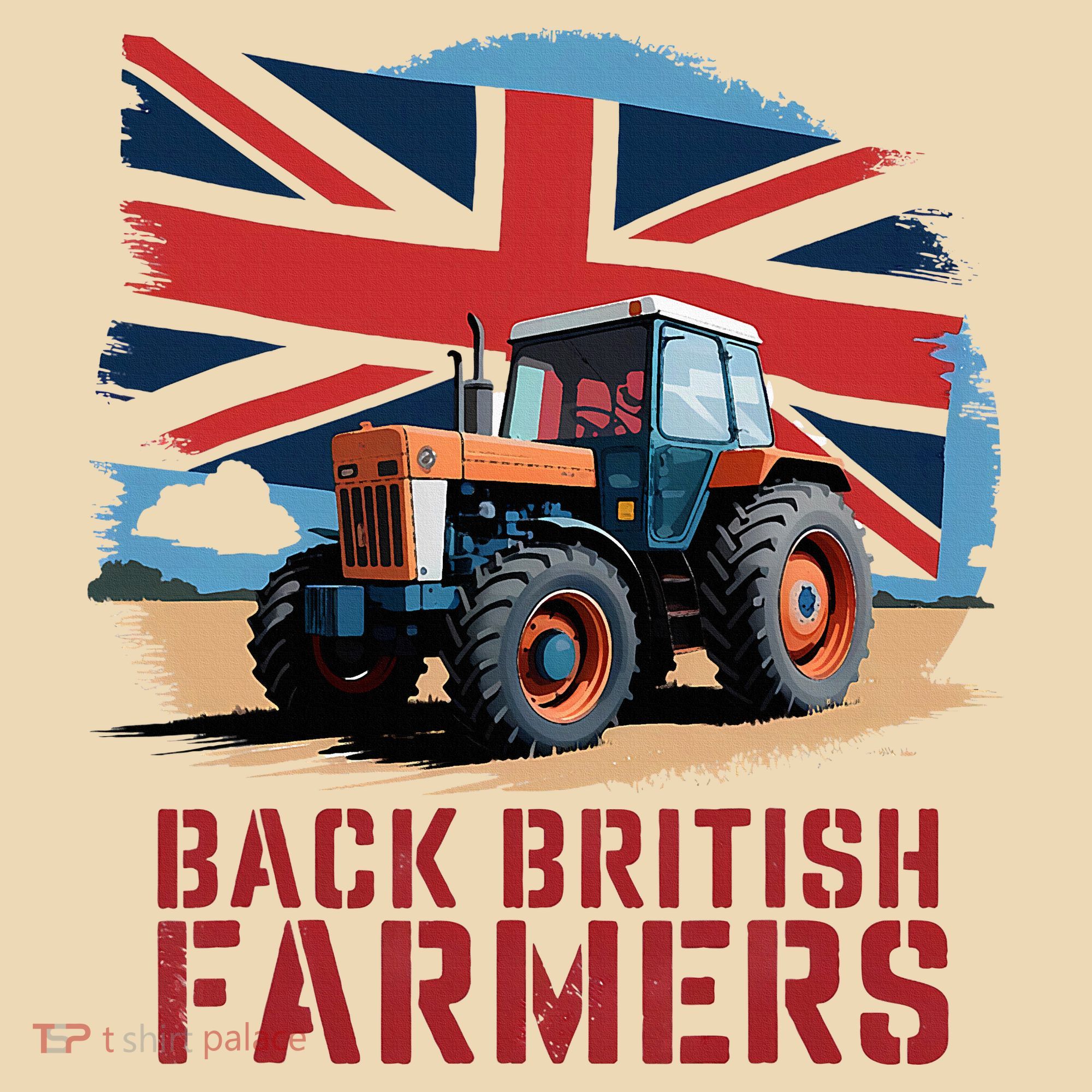 Back British Farmers Uk Farmers Protest Tote Bag