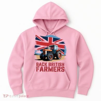 Back British Farmers Uk Farmers Protest Hoodie