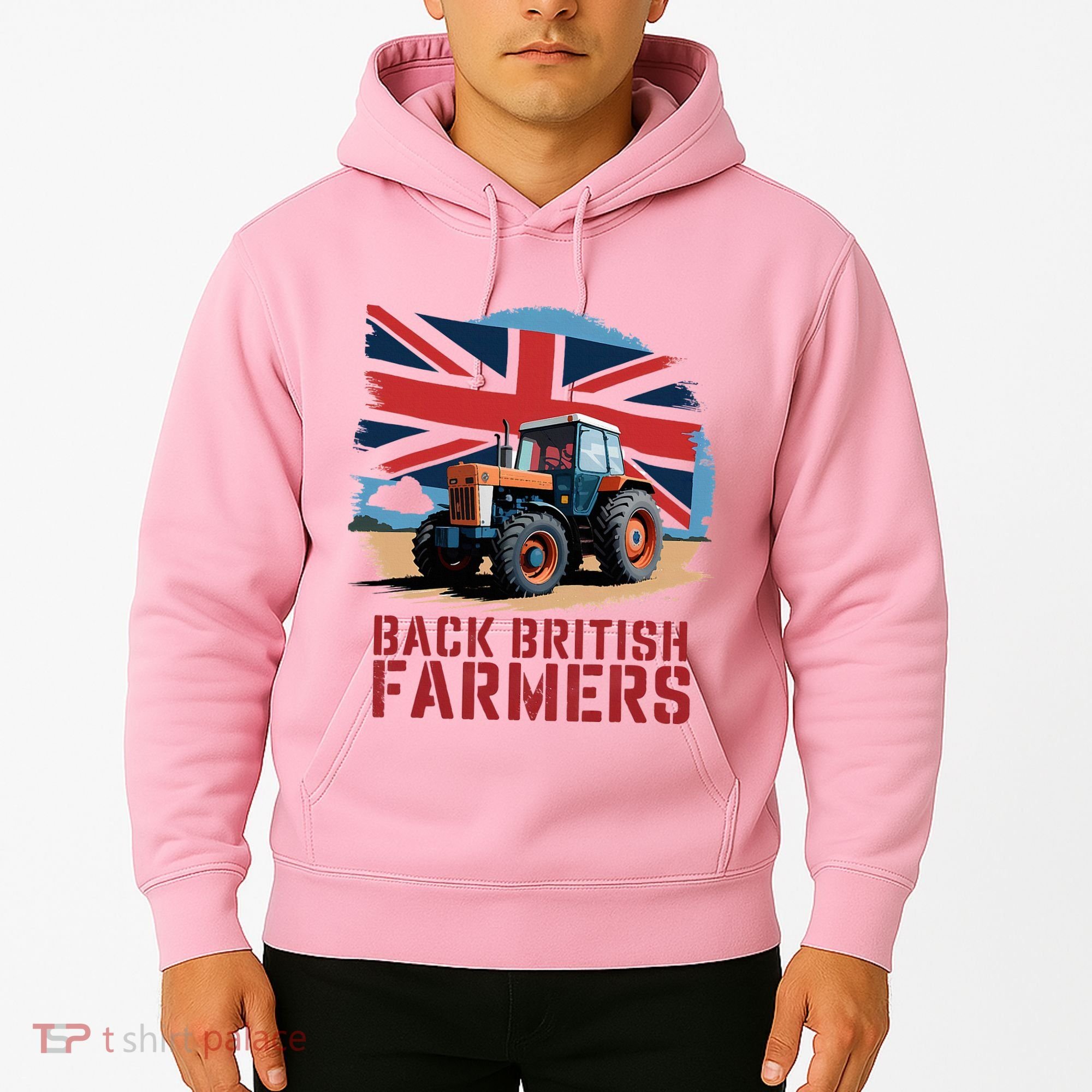 Back British Farmers Uk Farmers Protest Hoodie