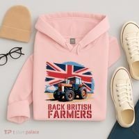Back British Farmers Uk Farmers Protest Hoodie thumb 4