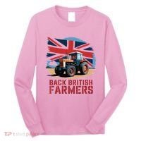 Back British Farmers Uk Farmers Protest Long Sleeve Shirt thumb 0