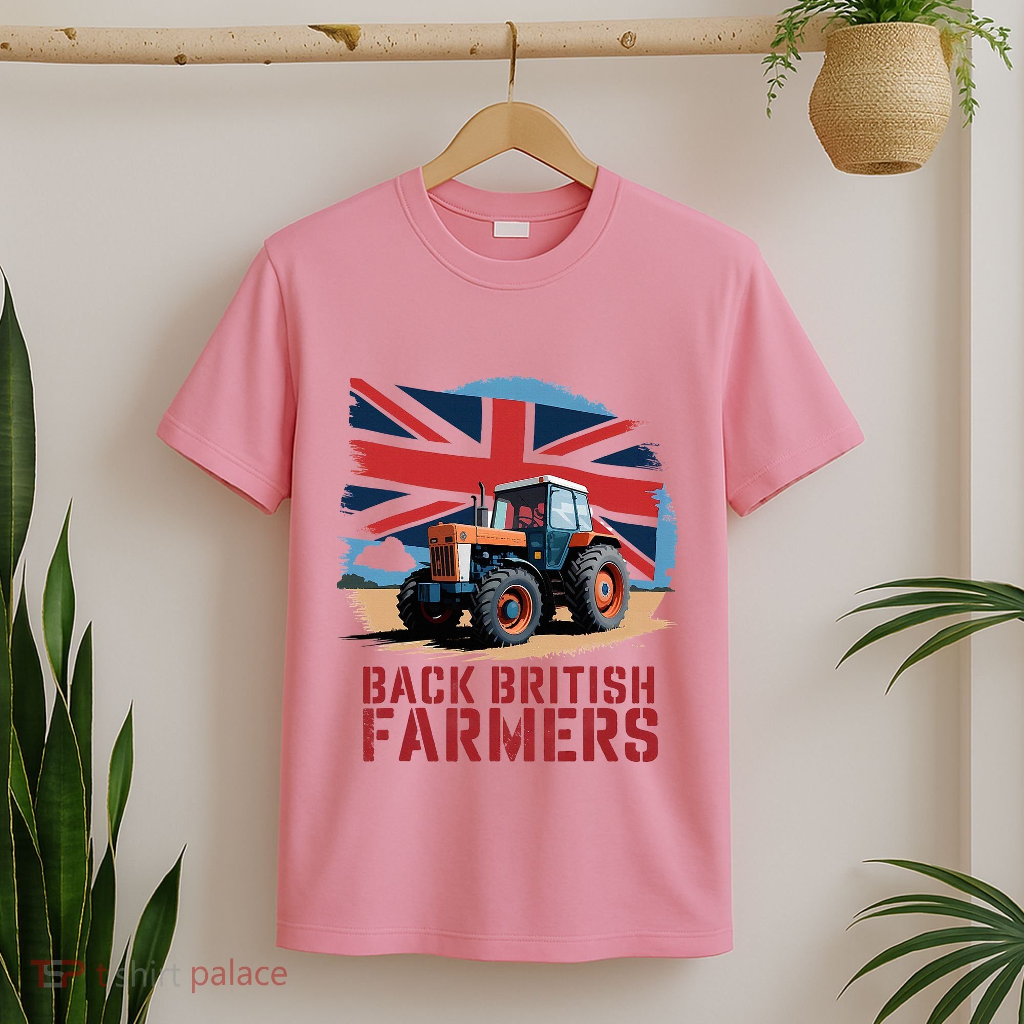 Back British Farmers Uk Farmers Protest T-Shirt