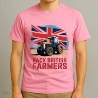 Back British Farmers Uk Farmers Protest T-Shirt thumb 3