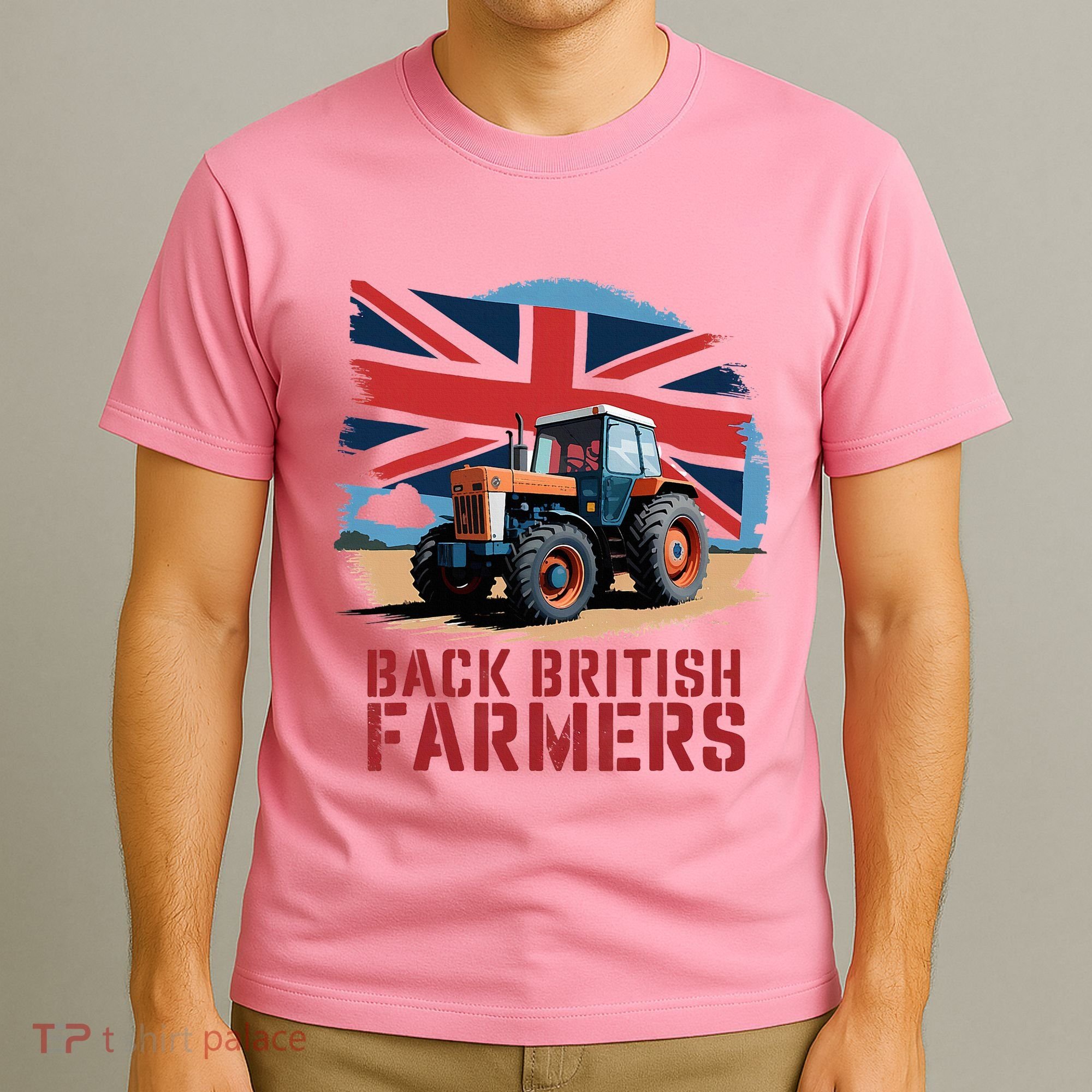 Back British Farmers Uk Farmers Protest T-Shirt