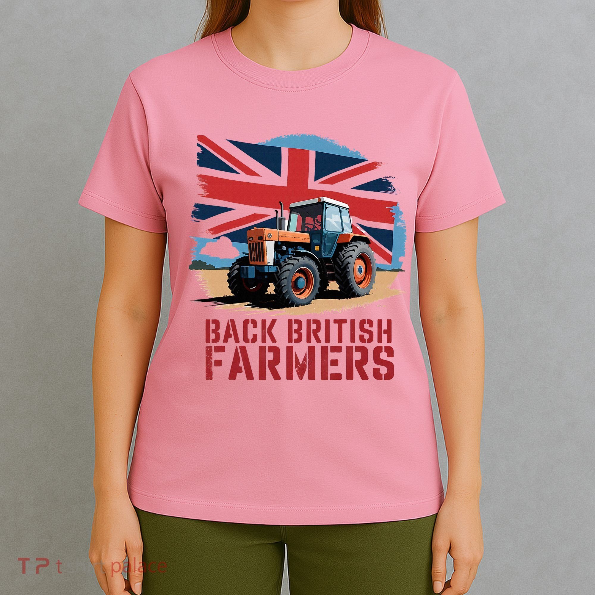 Back British Farmers Uk Farmers Protest T-Shirt