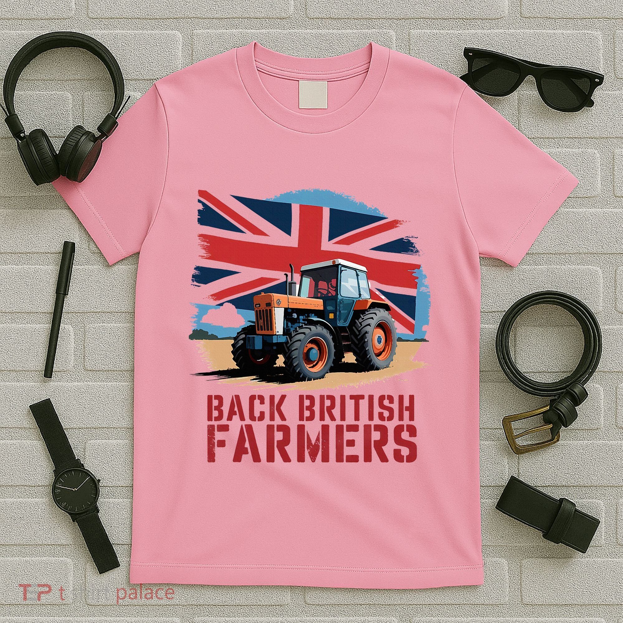 Back British Farmers Uk Farmers Protest T-Shirt