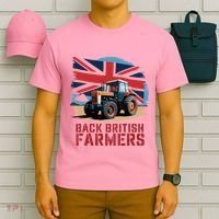 Back British Farmers Uk Farmers Protest T-Shirt thumb 6