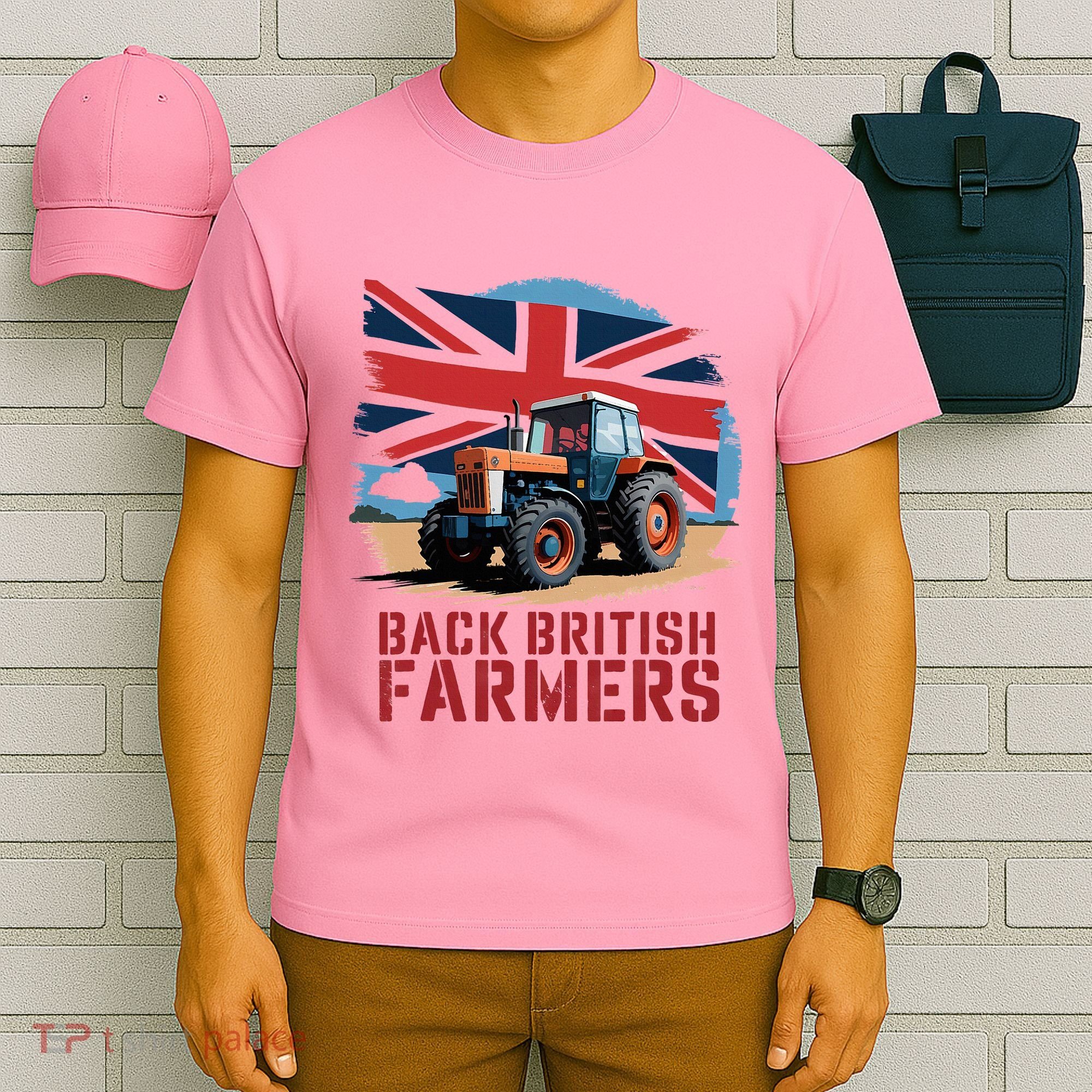 Back British Farmers Uk Farmers Protest T-Shirt