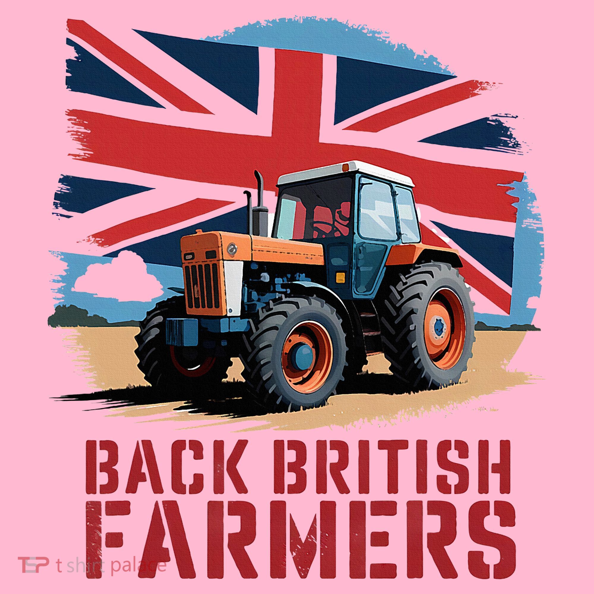 Back British Farmers Uk Farmers Protest T-Shirt