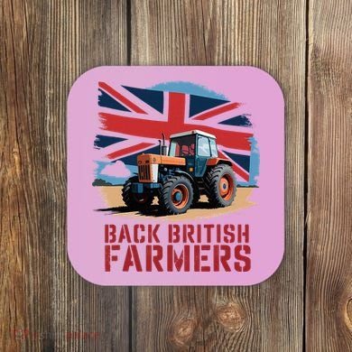 Back British Farmers Uk Farmers Protest Coaster