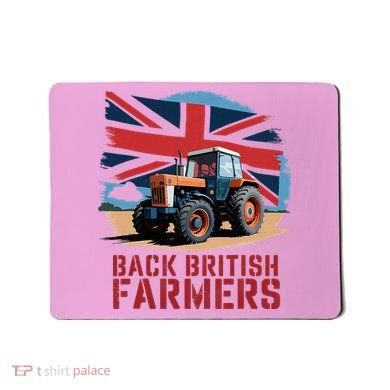 Back British Farmers Uk Farmers Protest Mousepad