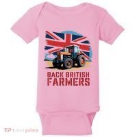 Back British Farmers Uk Farmers Protest Baby Bodysuit thumb 0