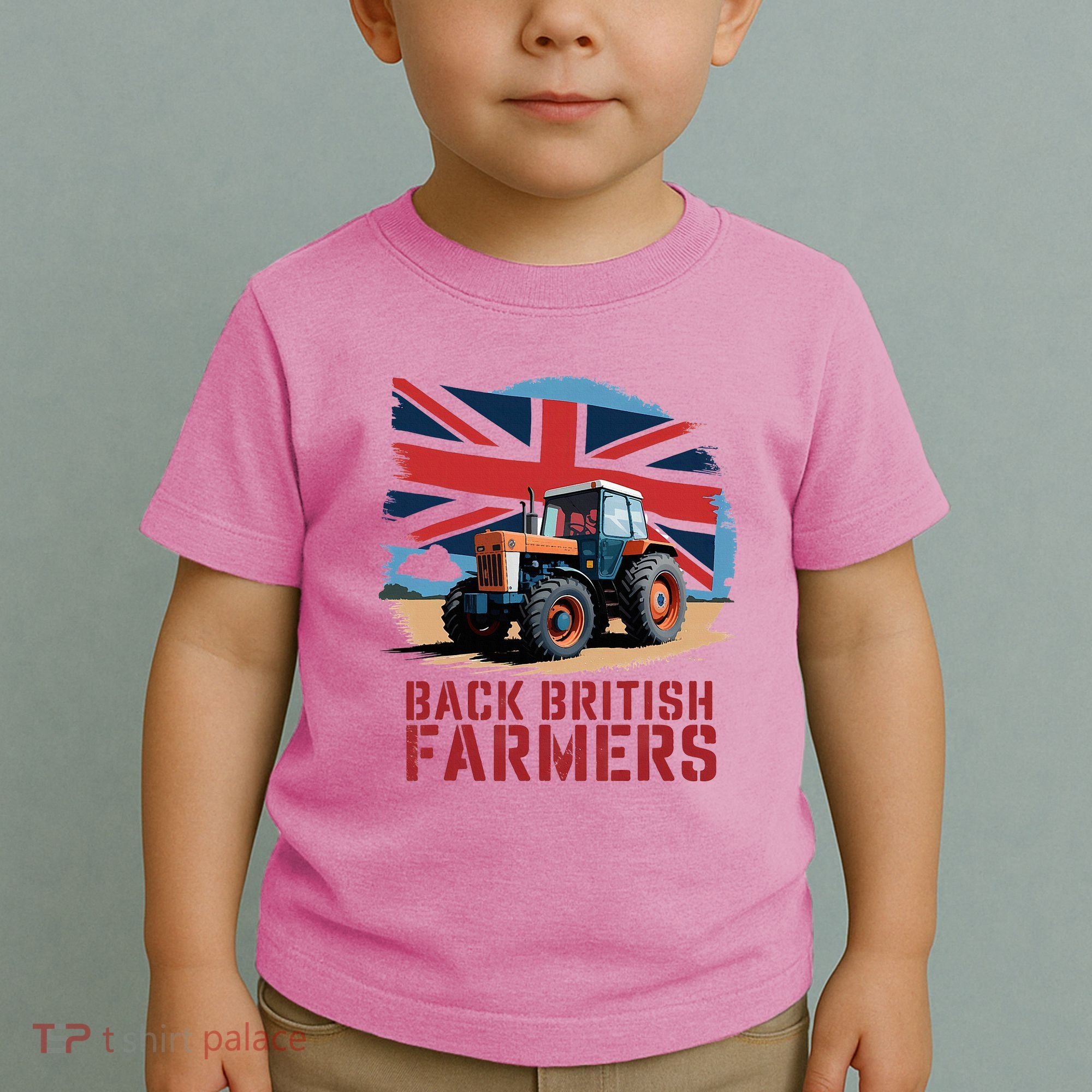Back British Farmers Uk Farmers Protest Toddler T-Shirt
