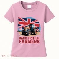 Back British Farmers Uk Farmers Protest Women's T-Shirt thumb 0