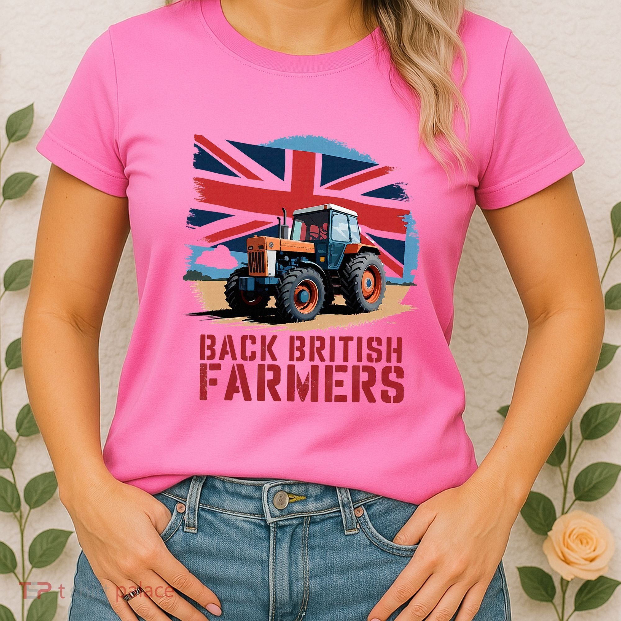 Back British Farmers Uk Farmers Protest Women's T-Shirt
