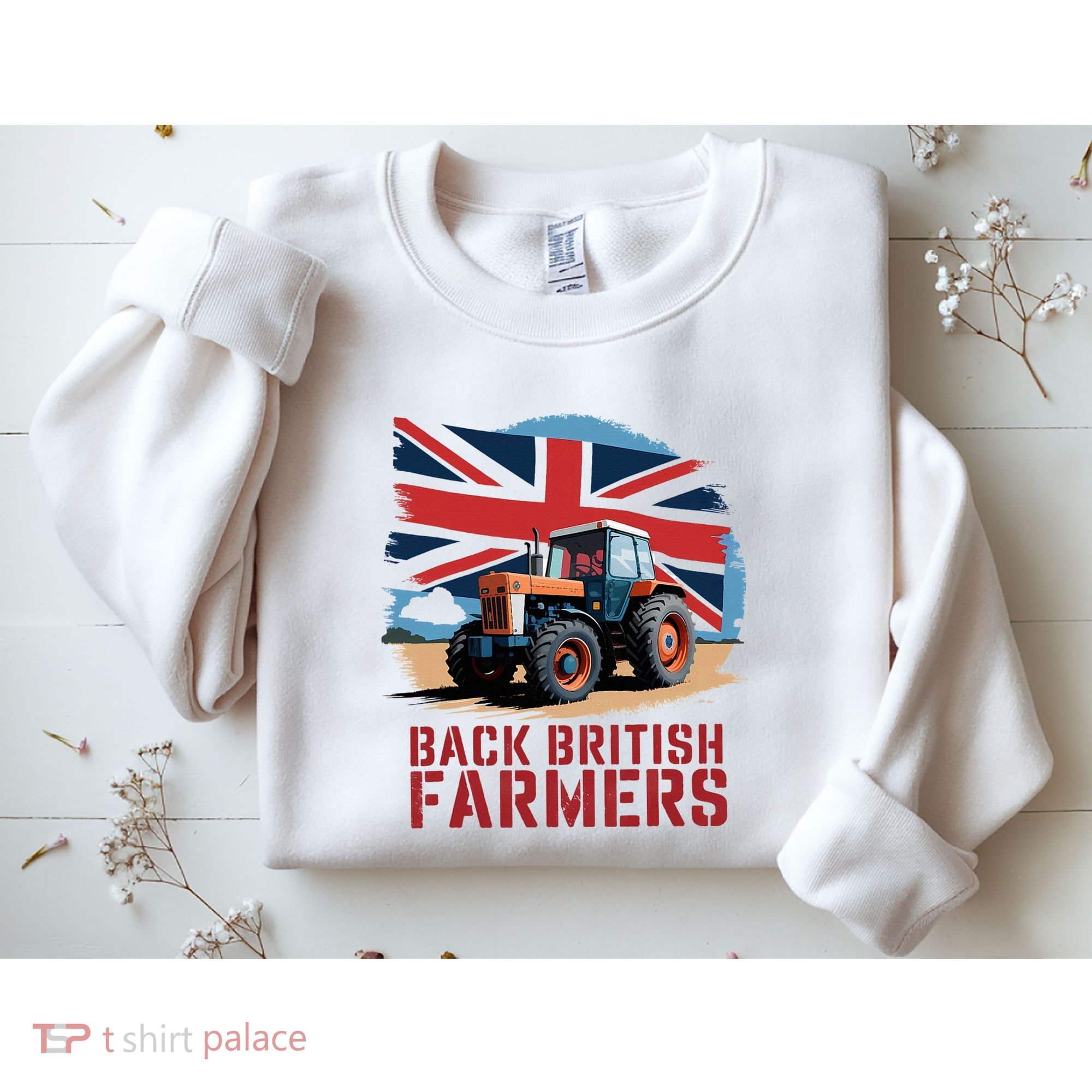 Back British Farmers Uk Farmers Protest Sweatshirt