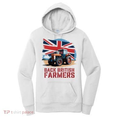 Back British Farmers Uk Farmers Protest Women's Hoodie