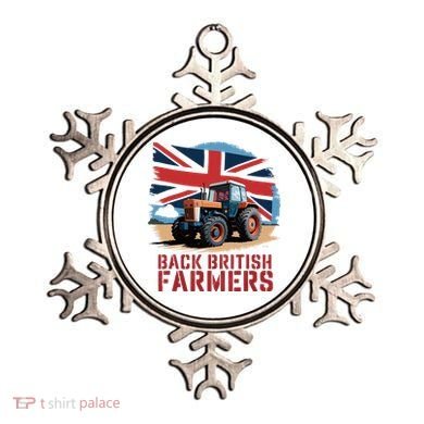 Back British Farmers Uk Farmers Protest Ornament