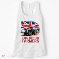 Back British Farmers Uk Farmers Protest Women's Tank Top thumb 0