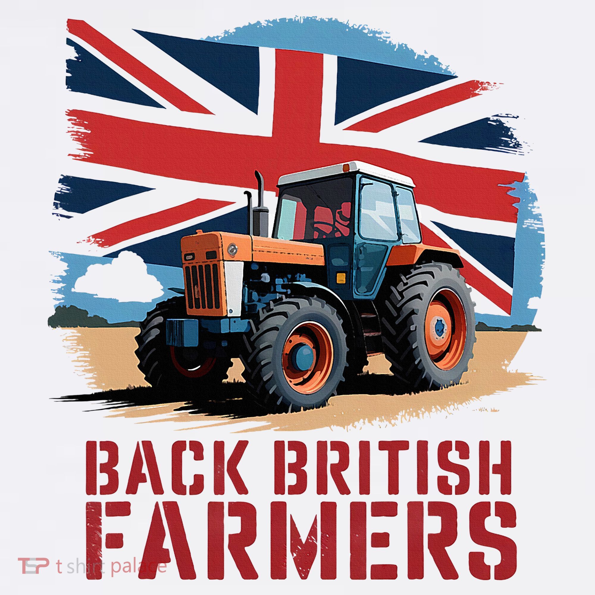 Back British Farmers Uk Farmers Protest Women's Tank Top