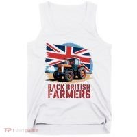 Back British Farmers Uk Farmers Protest Tank Top thumb 0