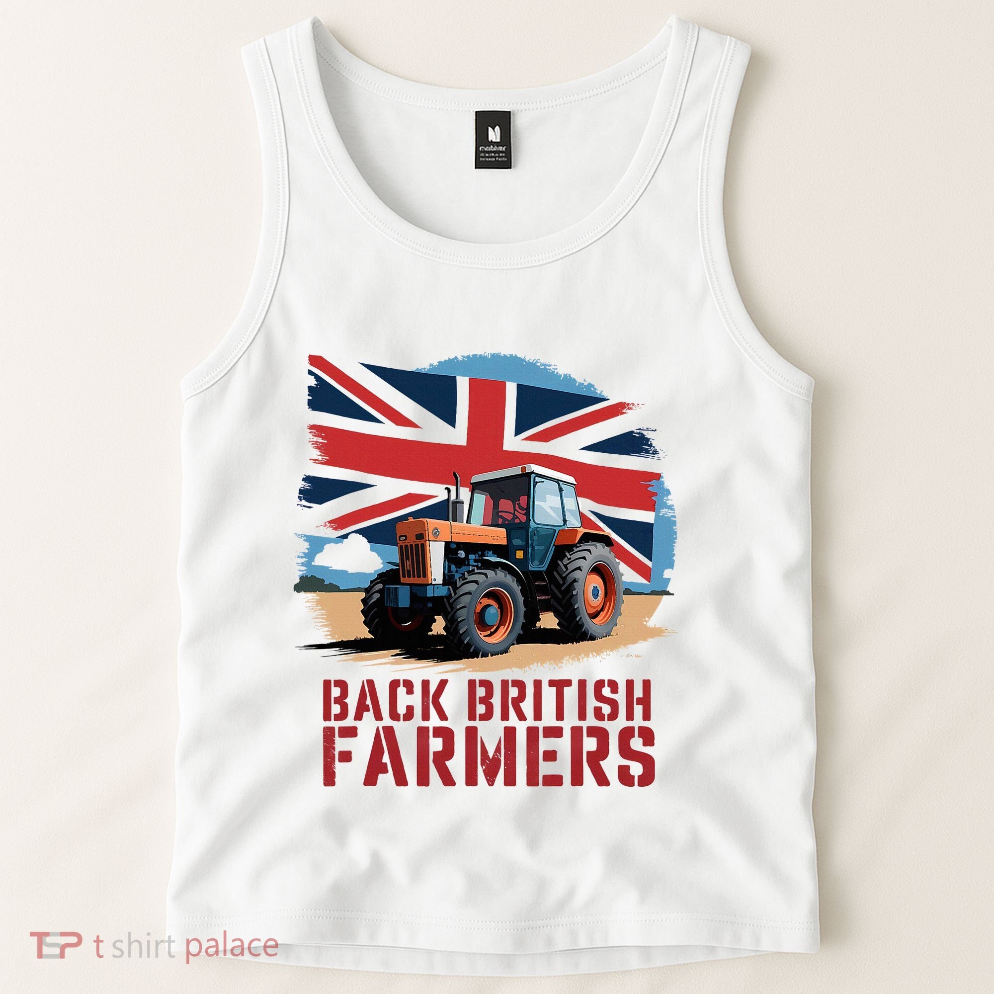 Back British Farmers Uk Farmers Protest Tank Top