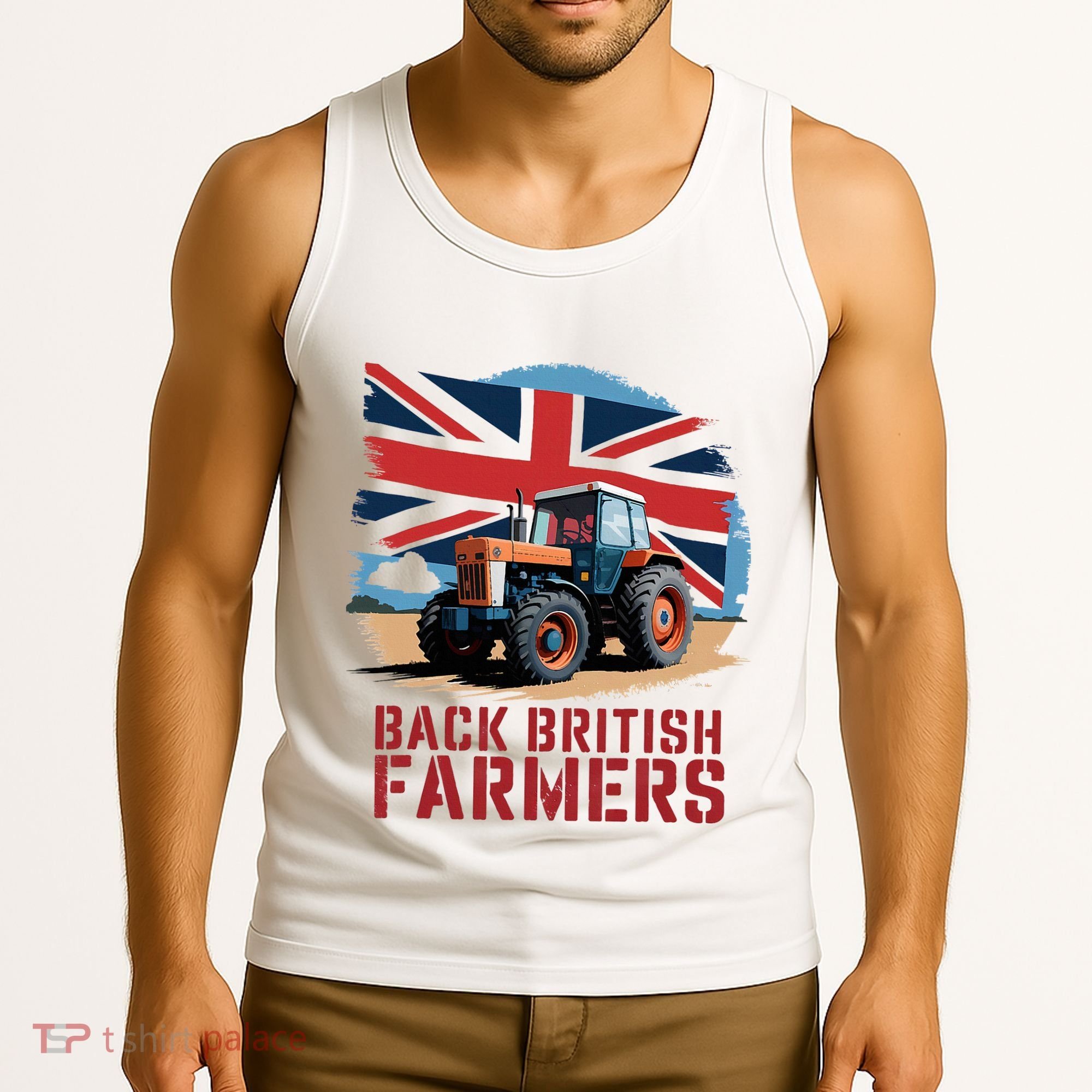 Back British Farmers Uk Farmers Protest Tank Top