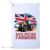 Back British Farmers Uk Farmers Protest Golf Towel thumb 0