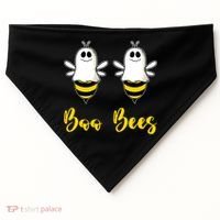 Boo Beez Funny Bee Halloween Costume Bees Cute Gift USA-Made Doggie Bandana thumb 0